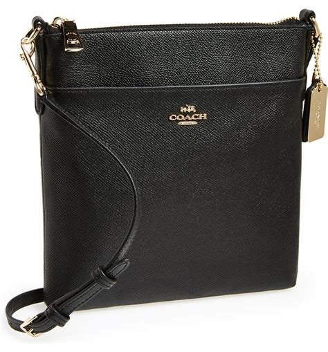 coach crossbody purse leather.